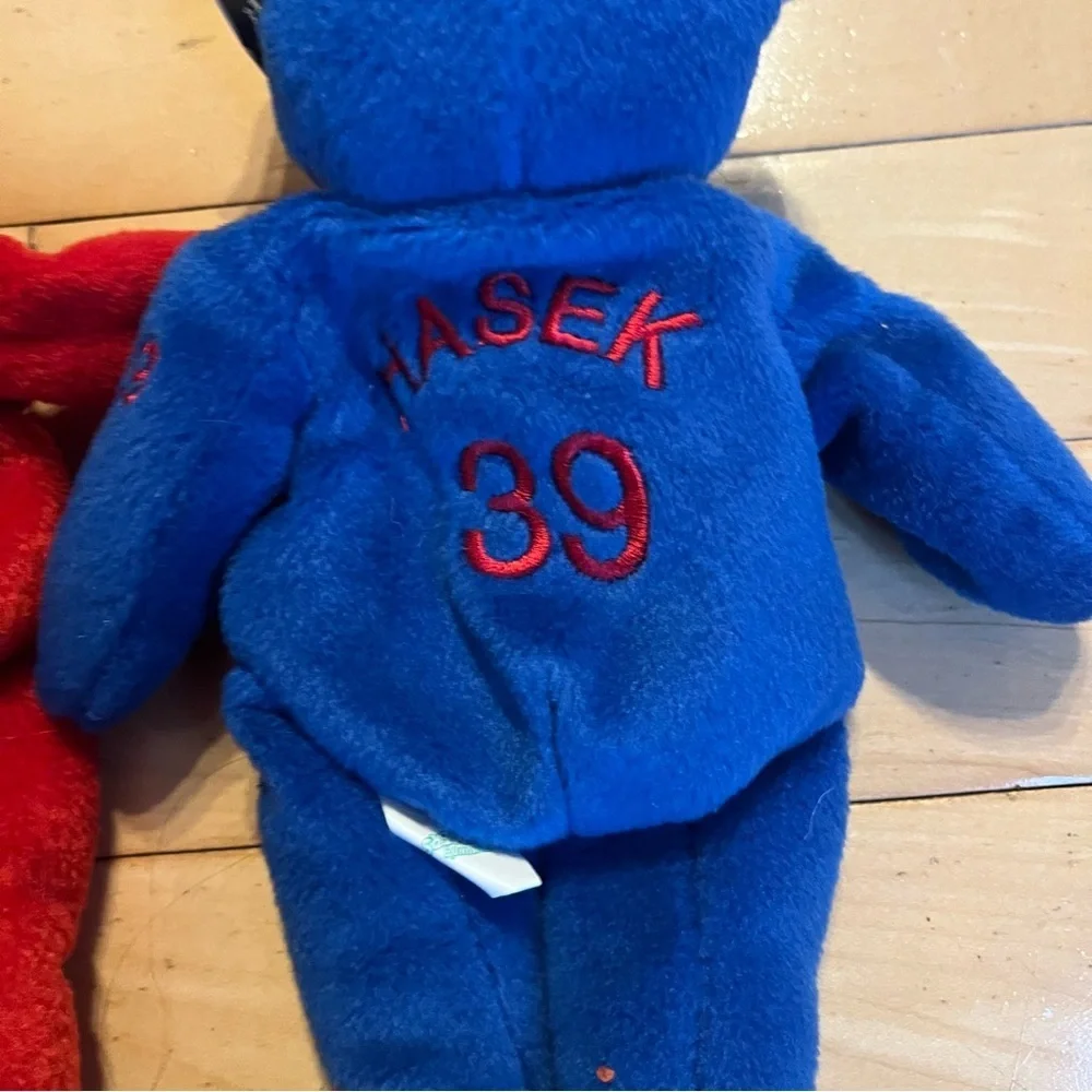 DOMINIK HASEK 39 Steve Yzerman 19 Salvino's Bammers NHL Beanie Bear Toy 1999 NWT